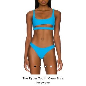 lovewave bikini cyan blue